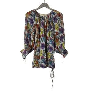 Jen's Pirate Booty Carnivale Tunic Floral Print NEW